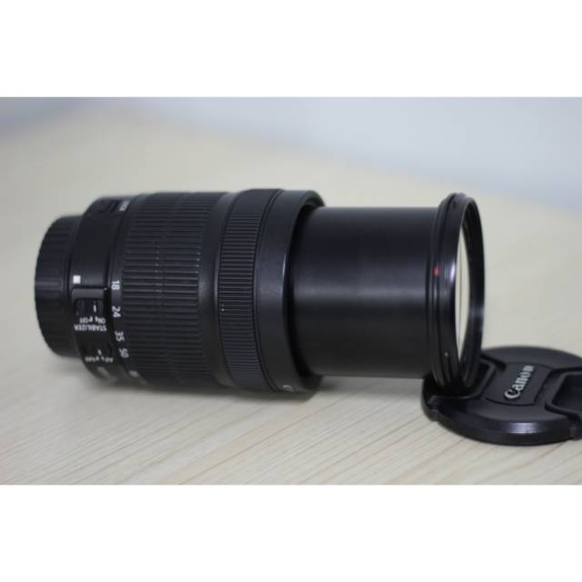 Lensa Camera DSLR Canon Zoom Lens EF-S 18-135mm IS STM Second Like New