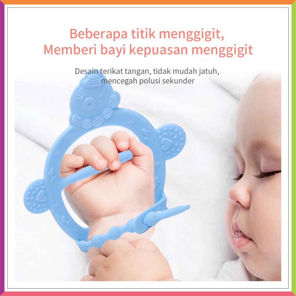 ❤ Fashionbabies ❤ TEETHER GENGGAM SILIKON BPA FREE / TEETHER GELANG GIGITAN BAYI