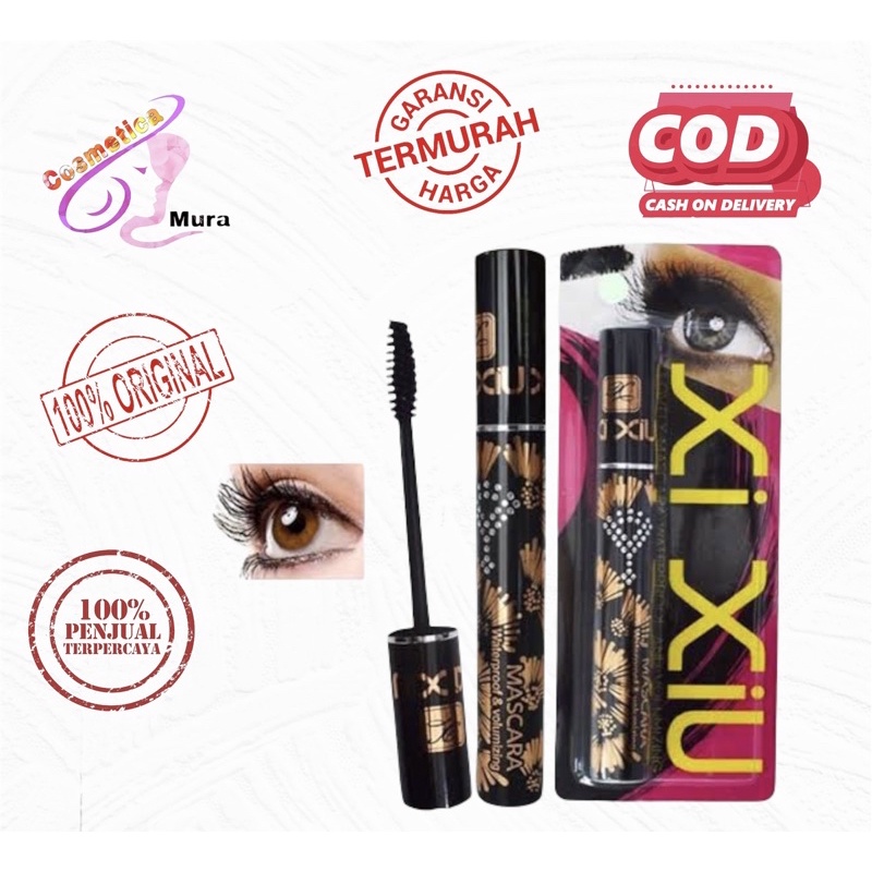cosmeticamurah - XI XIU MASCARA DIVINE 2IN1 - MASKARA DAN EYELINER
