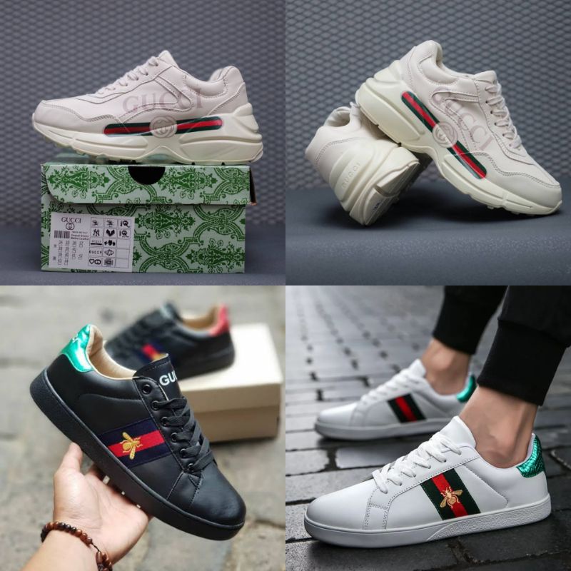 COD SEPATU GUCCI BEE, GUCCI BEE CASUAL CEWE COWO, SANDAL GUCCI PREMIUM