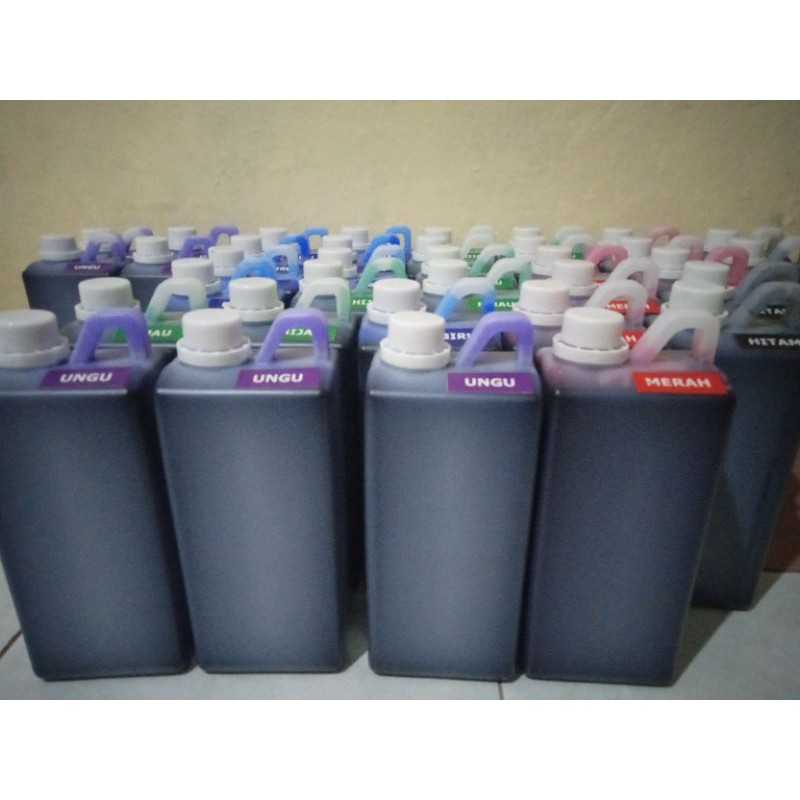 

PROMO PAKET Ekonomis Tinta stempel warna flash otomatis paket 5 liter