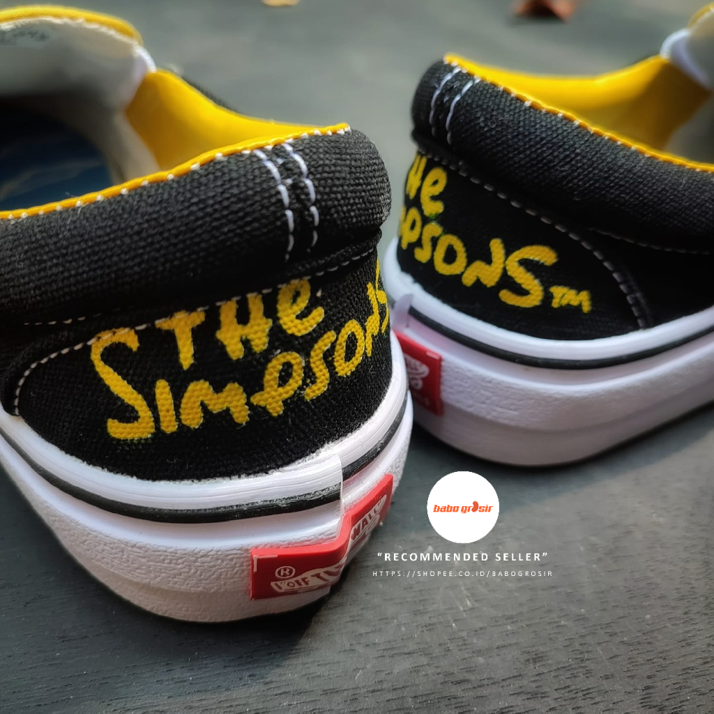 PROMO Sepatu Sneakers Vans Slip On The Simpsons Premium Import Quality, Harga Termurah, Kualitas Terbaik dan Terjamin