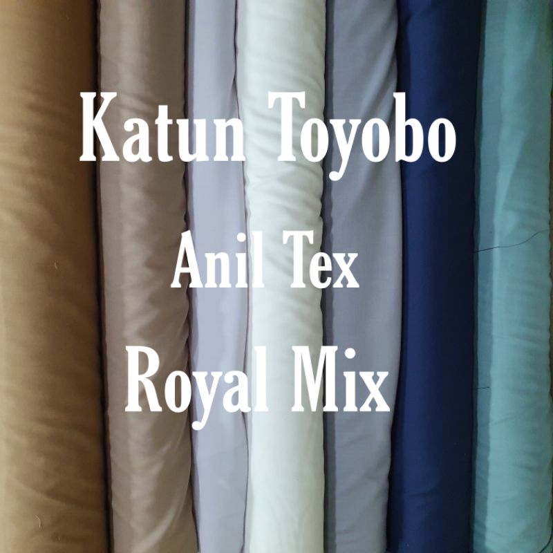 (TERMURAH)KAIN KATUN TOYOBO ROYAL MIX/royal mix premium import/original katun toyobo