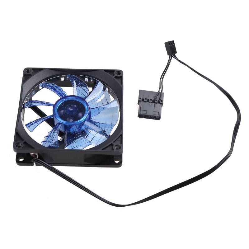 Bt RGB LED 90mm Untuk Case Fan, Quiet Edition High Airflow 12warna Lampu LED Untuk Case