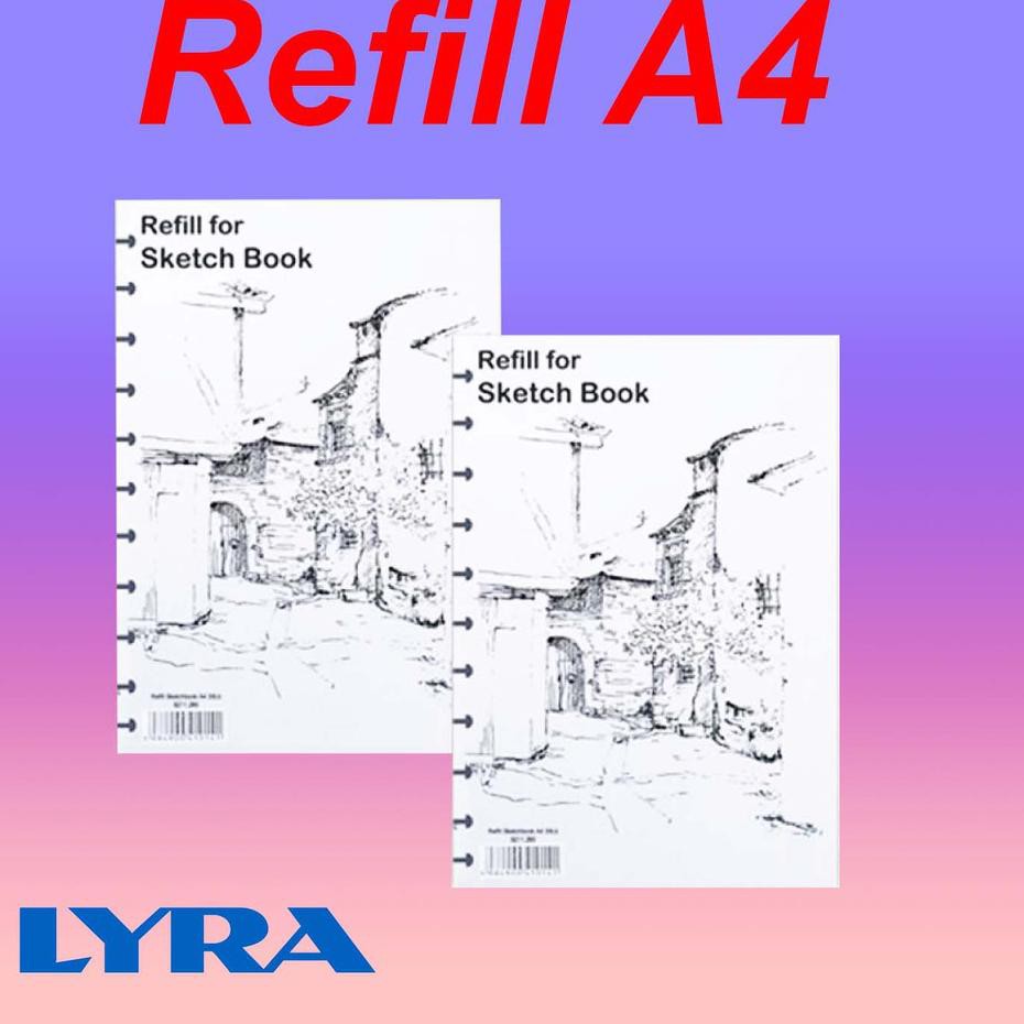 

J6ćI Refill / isi ulang Sketchbook A4 ♠Model Baru
