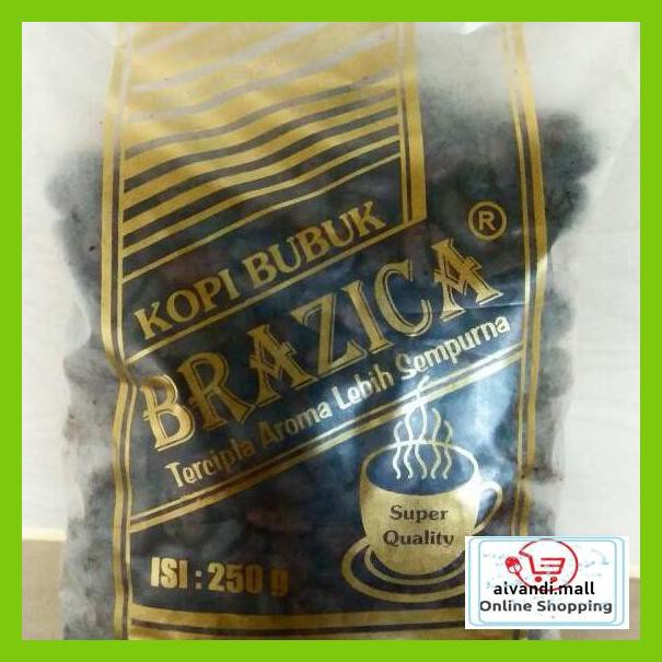 

57Ryr66- Kopi Biji Robusta Lampung 500 Gram Merek Brazica "Gold Quality" - Kopi Biji T7Tfhty-