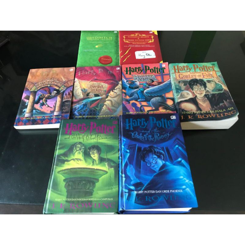 Preloved Novel Harry Potter 1-6 Terjemahan Indonesia