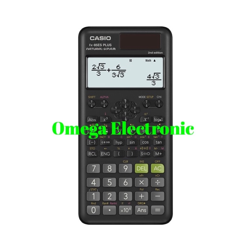 Casio Scientific FX-85ES PLUS - Calculator ilmiah Kalkulator Kuliah Sekolah