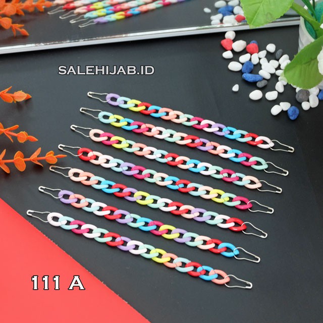 Konektor Masker Rantai Variasi | Konektor Masker Hijab Mutiara Cantik Ayu Ting Ting