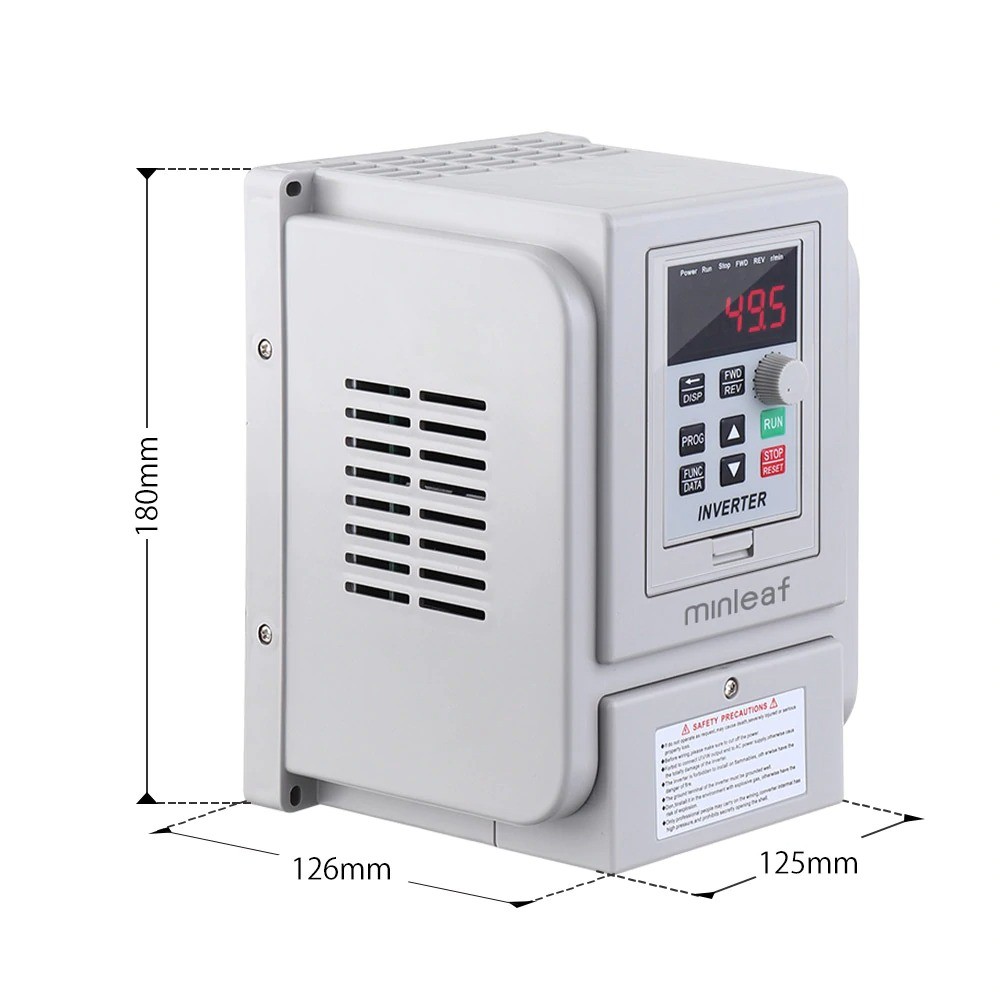 Speed Controller Inverter 3 Phase VFD Variable Frequency Motor Drive 1.5KW 2HP 220V