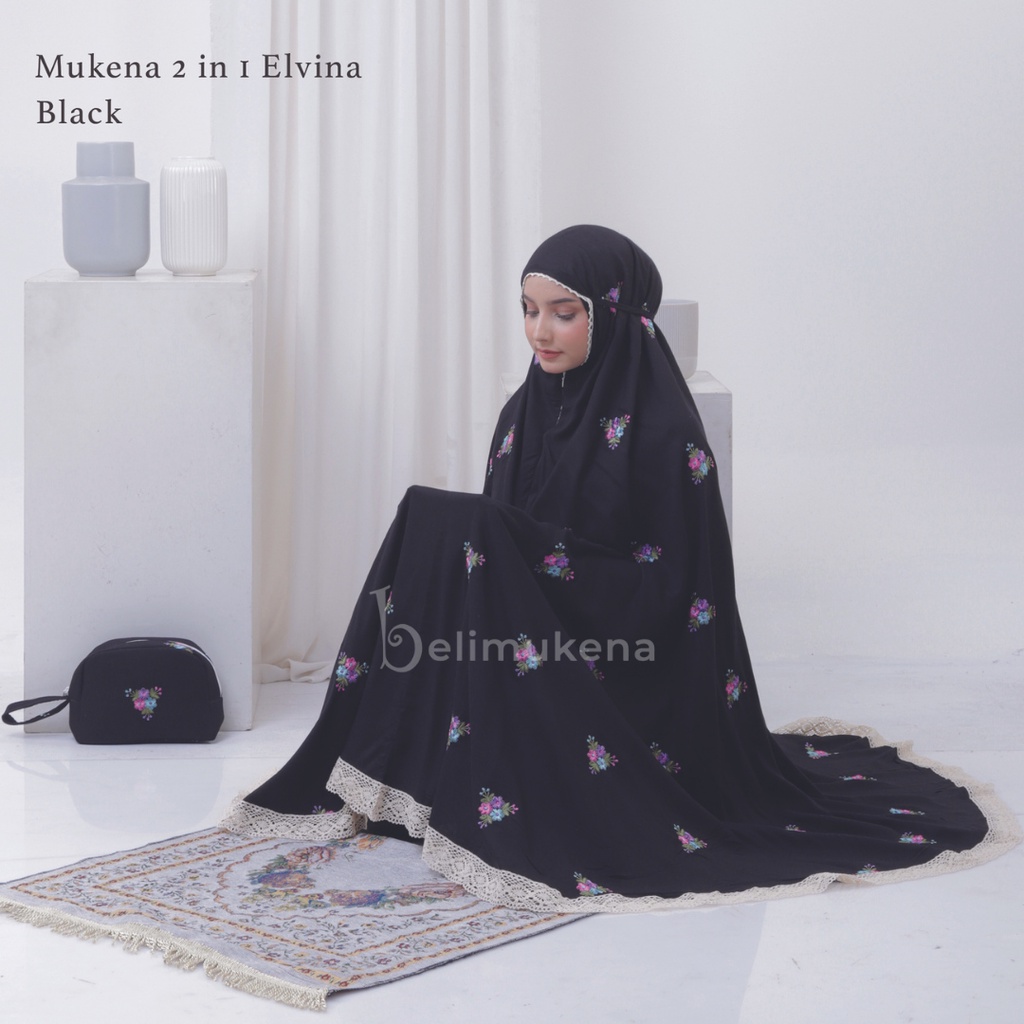 Mukena Dewasa 2in1 Bordir Elvina