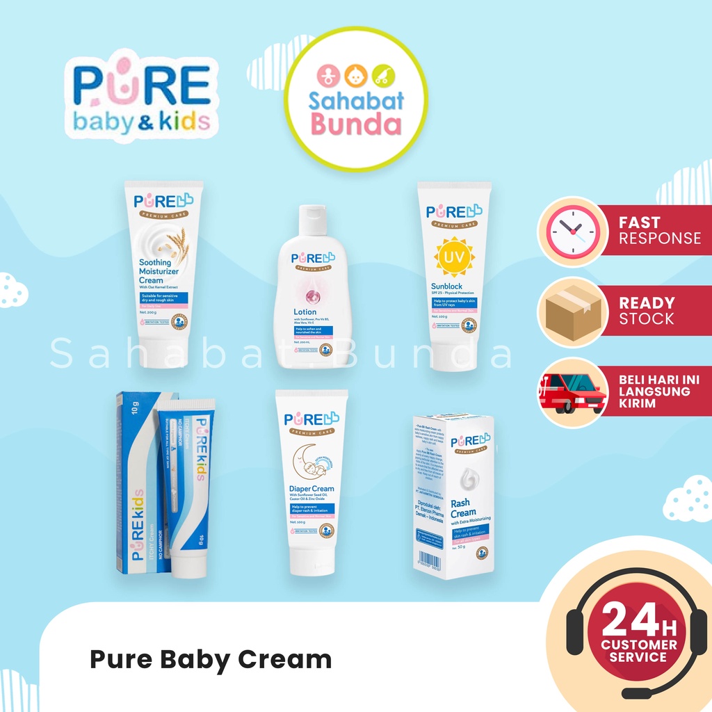 Jual Pure Kids Bb Baby Itchy Diaper Cream Krim Redakan Gatal Pada Kulit  Anak Purebaby Indonesia|Shopee Indonesia