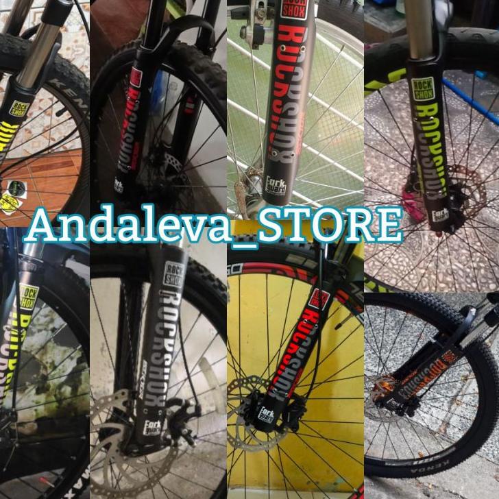 [KODE REPIL] [ PROMO ] Pelindung Fork Sepeda / Fork Guard Sepeda mtb Rockshox / Pelindung Shock Depa