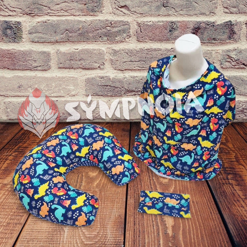 [NEW ARRIVAL} Perlengkapan Bayi Bantal Menyusui + Apron ( FREE POUCH APRON )