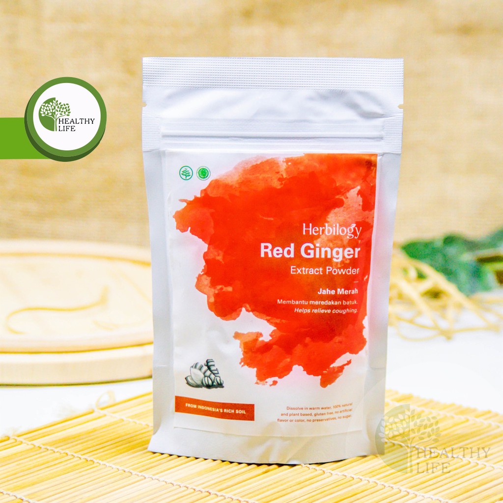 Herbilogy Red Ginger Extract Powder Bubuk Jahe Merah 100gr Shopee