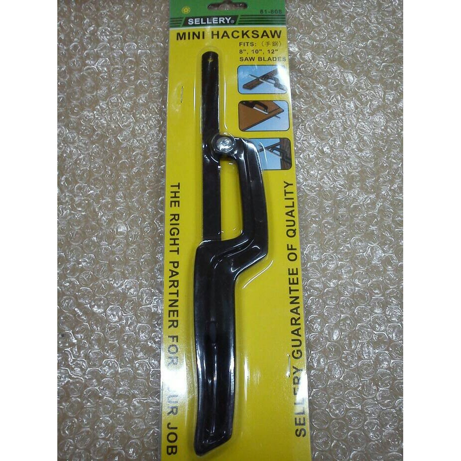 Mini Hacksaw Sellery Gergaji Besi Dan Gagang Sellery