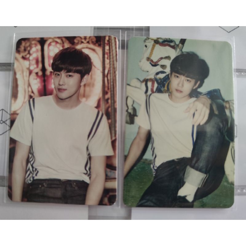 EXO rare suho junmyeon love me right LMR Coex set photocard pc official