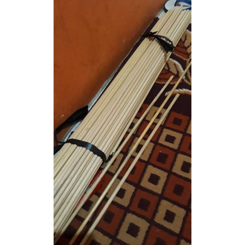 Shaft Kayu Ramin Isi 12 pcs Termurah Memanah Panahan