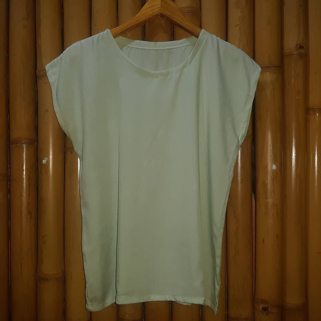 Baju Atasan Bali Polos Lembut dan Adem-Mint