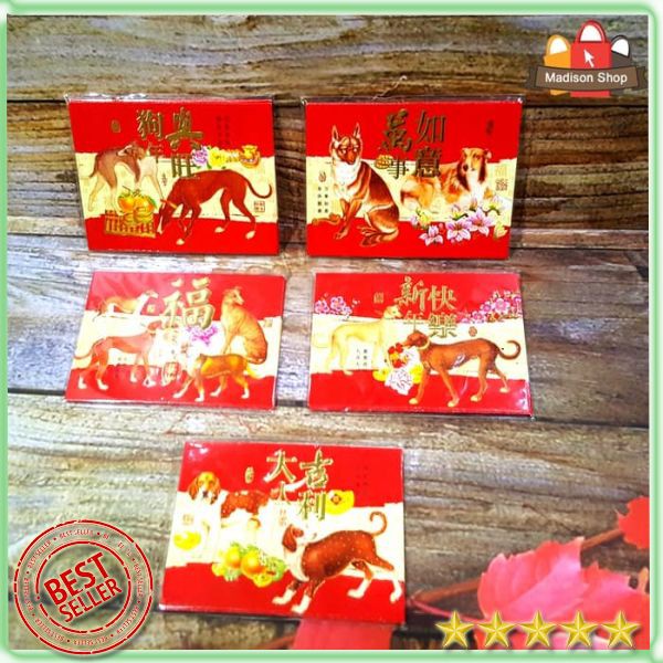 

Angpao Imlek 3743 ANGPAO 2018 TAHUN BARU CHINESE NEW YEAR DEKORASI IMLEK ANJING Angpao babi Angpao