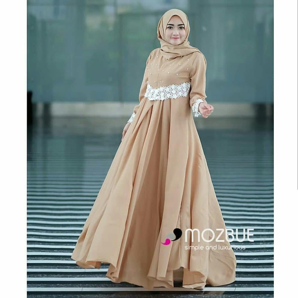 Pajera Maxi | Dress Gamis Mutiara | Baju Muslim Modern