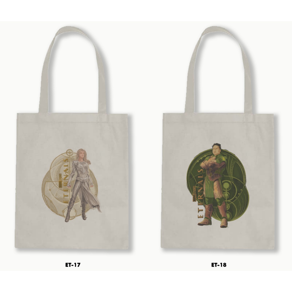 TOTE BAG BLACU - ETERNALS / MARVEL 01