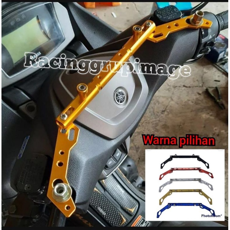 Stabilizer palang stang JUMBO plus dudukan breket Lampu tembak FULL cnc