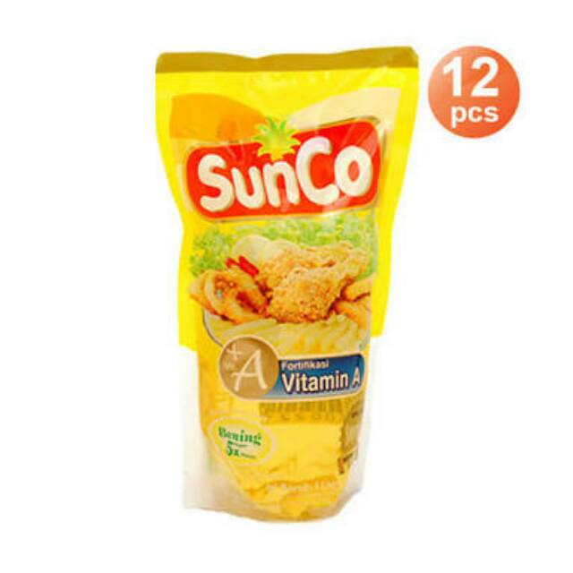 Minyak goreng sunco/bimoli/hemart/tropical/sania/sovia refill1lt