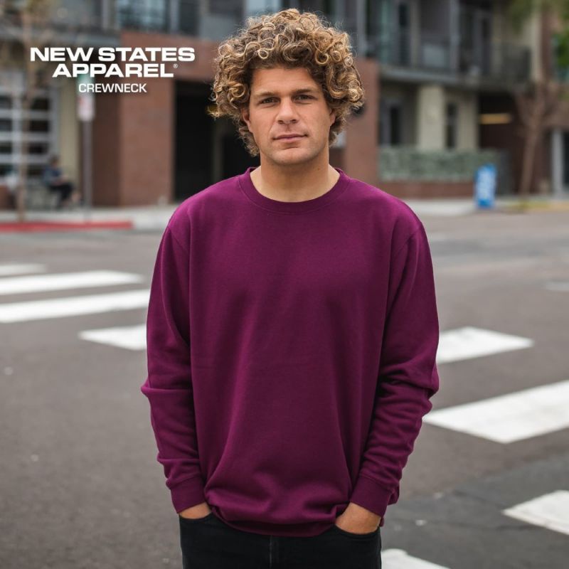 Sweater New States Apparel Super Blend Crewneck 9000