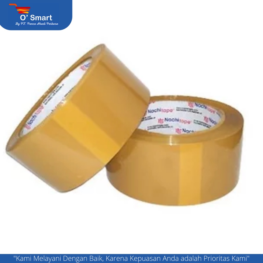 

NACHI Lakban Coklat Opp Packing Tape 2 Inch / 48 mm x 100 Yard Core UNGU / 48mm
