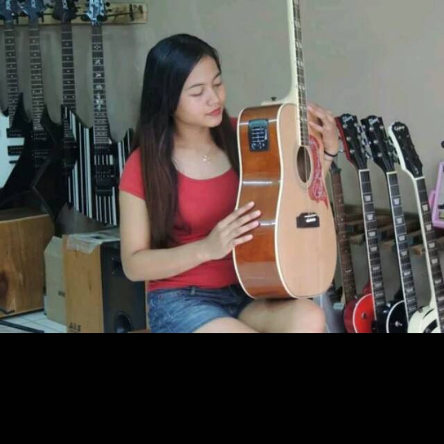 GITAR GIBSON HUMMINGBIRD ( AKUSTIK ELEKTRIK )