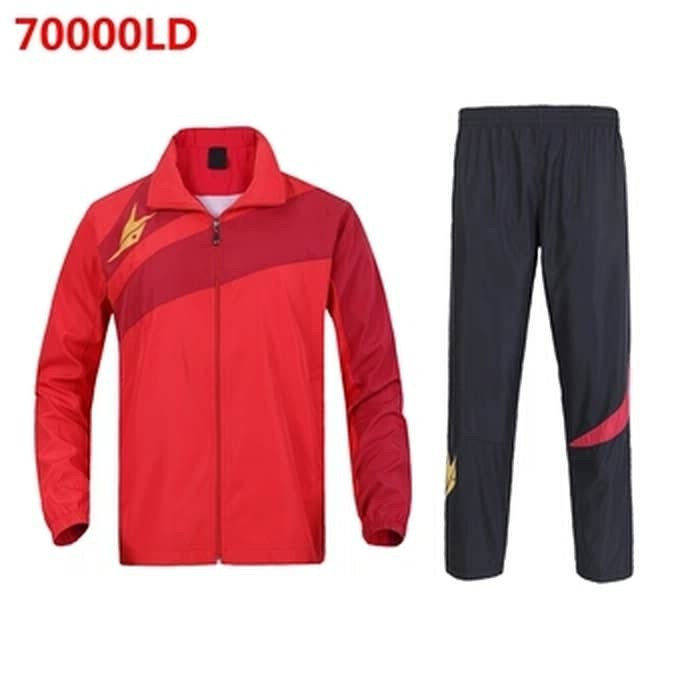 Jaket+Celana Set Badminton Yonex Lindan Import Grade Ori (MEN)