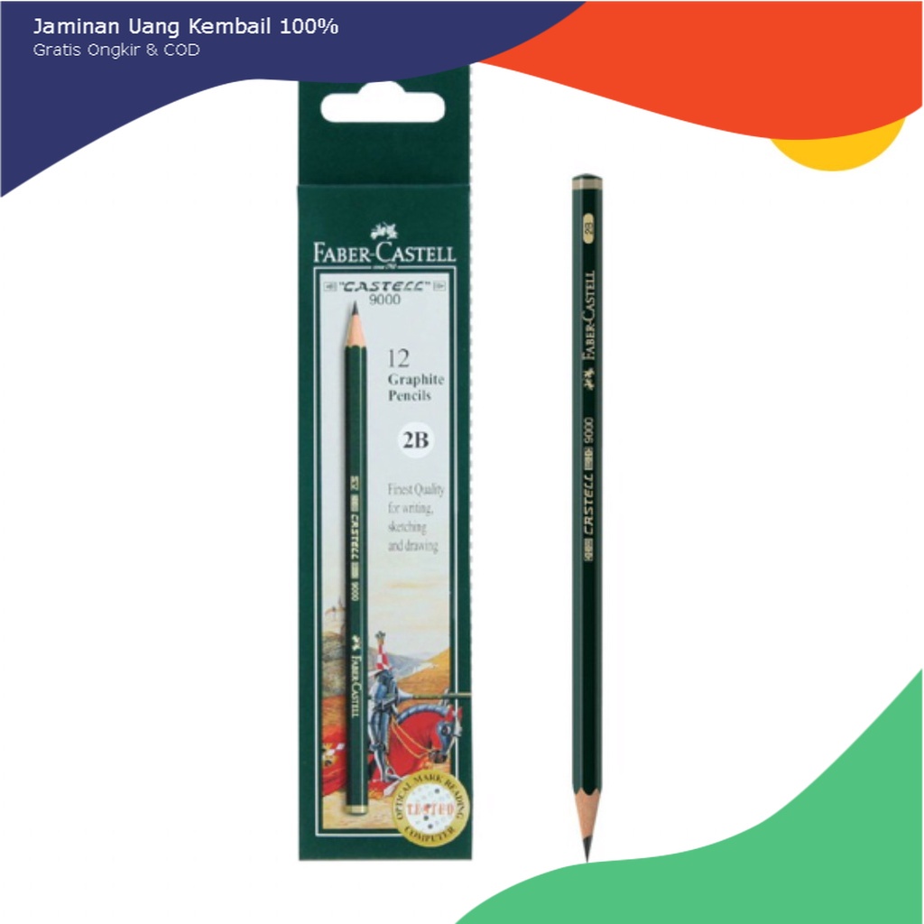 

Menerima COD (1Pack)Pensil 2B Faber Castel Alat tulis Faber Castell