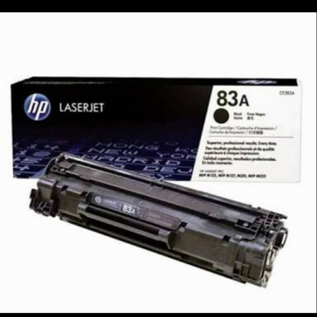 Toner Hp laserjet 83A CF283A , support from PRO MFP M125, MFP M127, MFP M225
