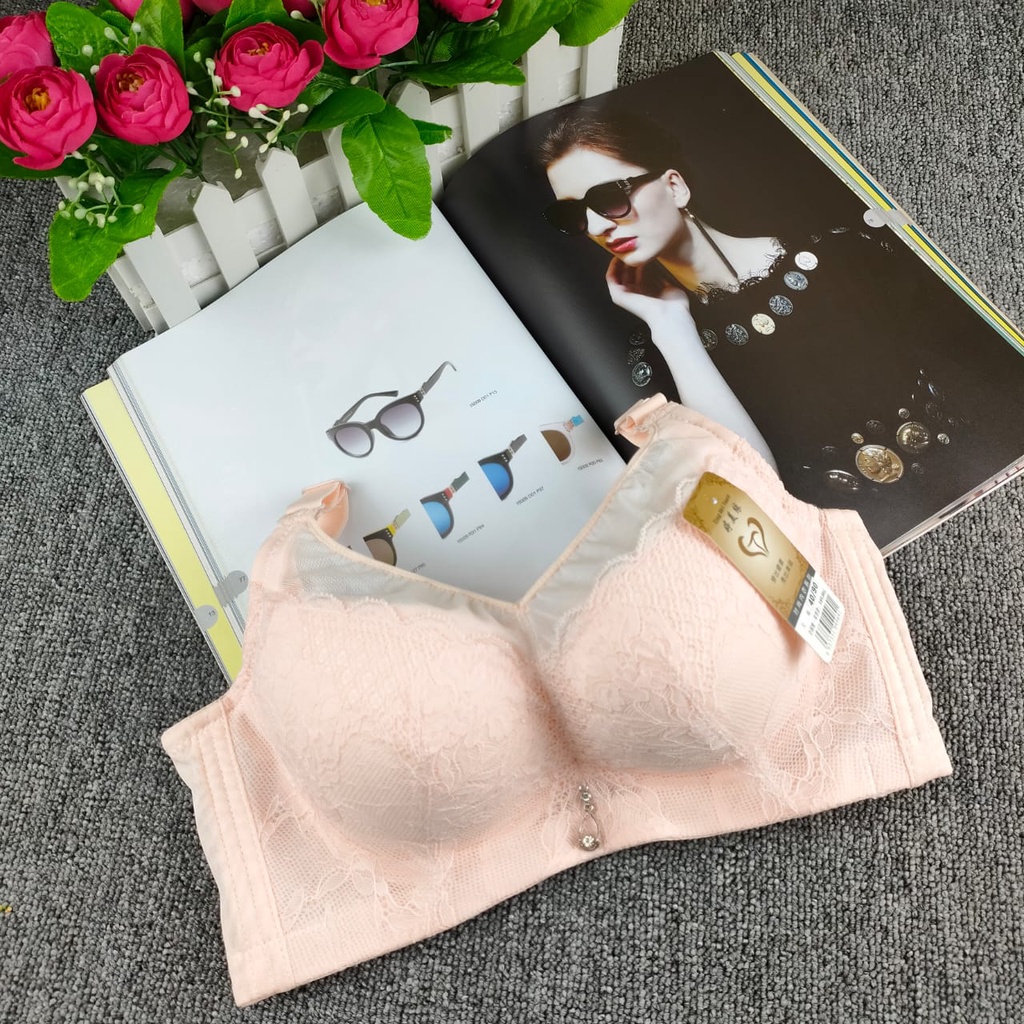 BRA WANITA BW- 1906 IMPORT ADA KAWAT BUSA SUPER TEBAL SIZE 34-40