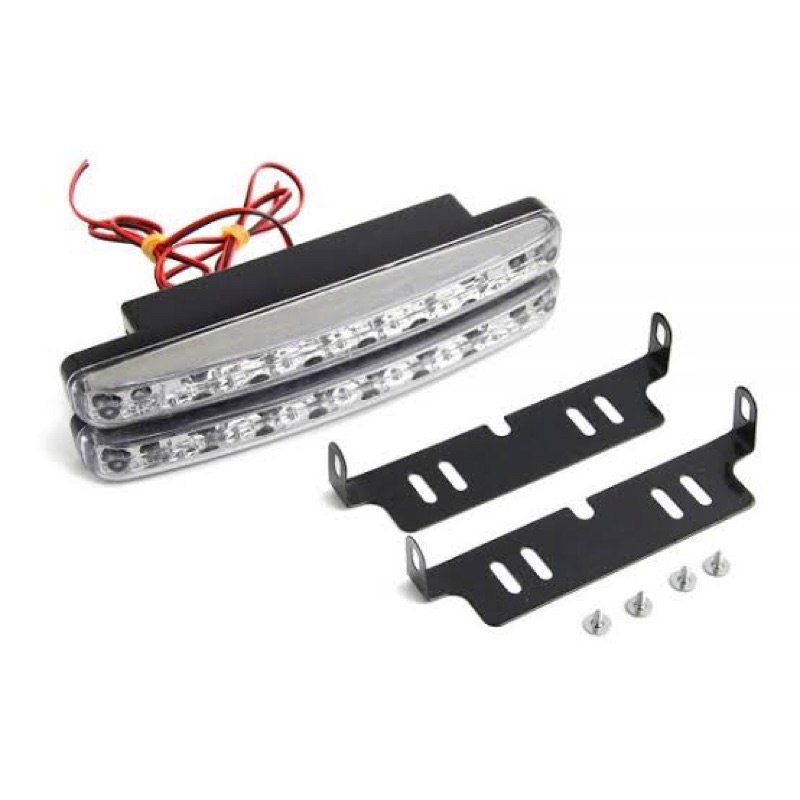 Lampu Led DRL 8 Led 2 PCS Lampu Led Mobil Terang Lampu Led Mobil Murah Lampu Kabut Lampu Variasi Mob
