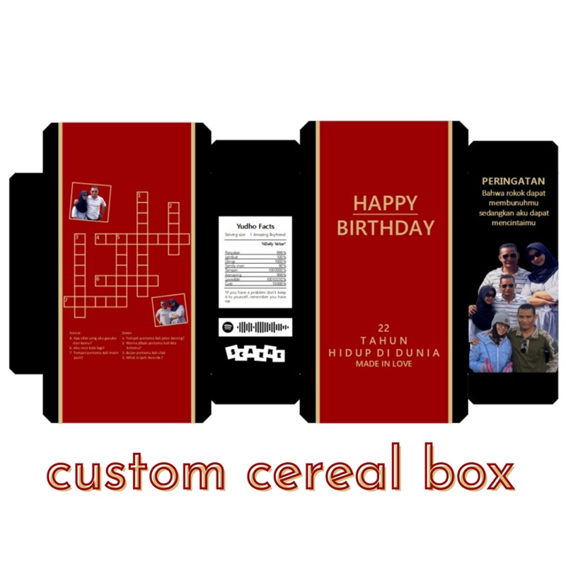 

custom cereal box