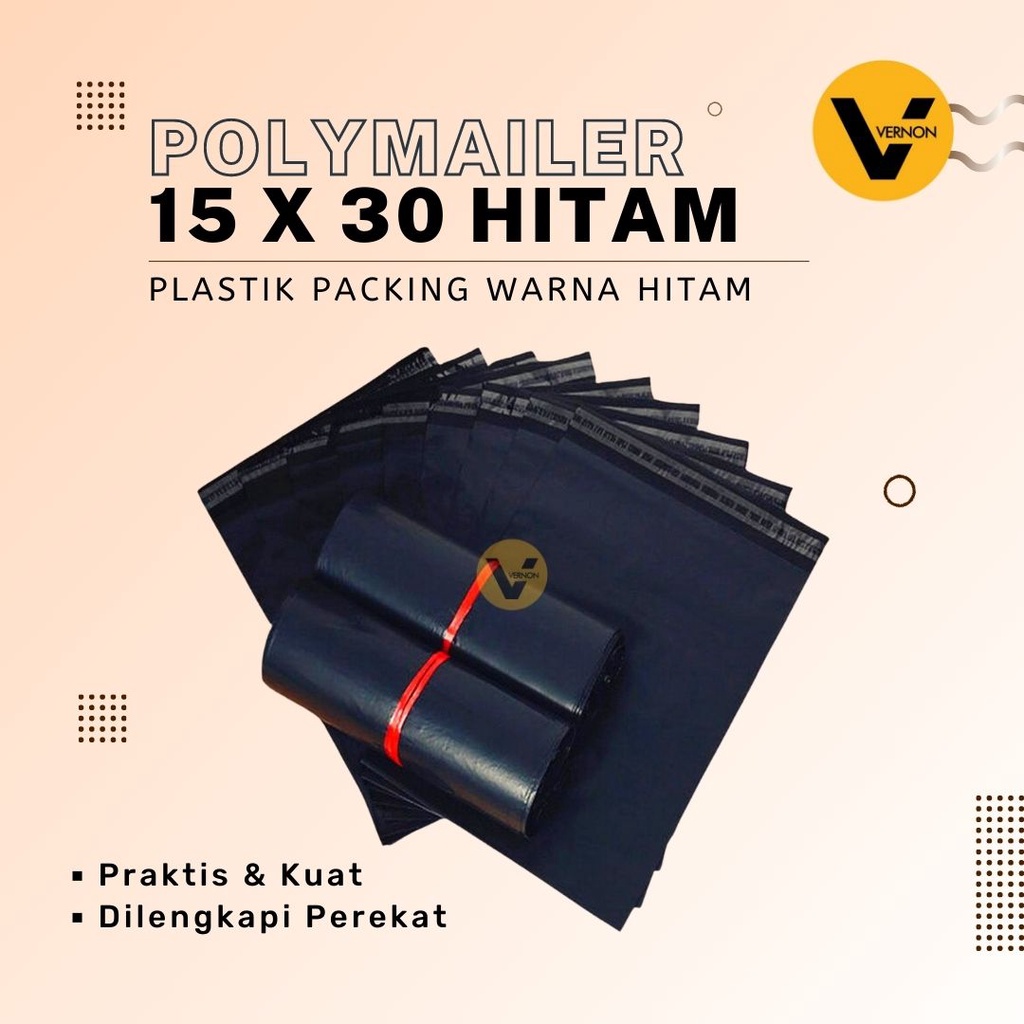 

Kantong Plastik Polymailer Amplop Packing Online Poly Mailer 17x30 cm