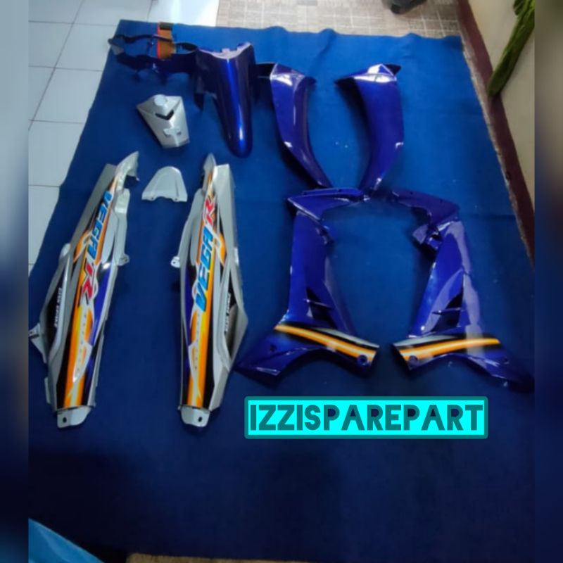 FULL BODY HALUS VEGA R NEW BIRU SILVER + STRIPING