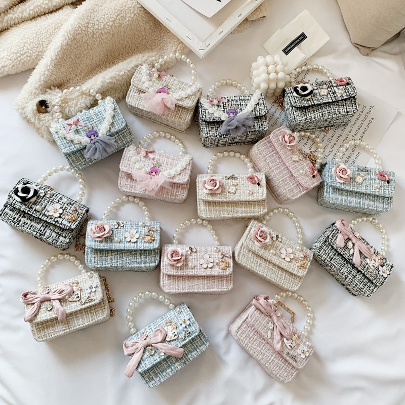 TAS20 Tas Anak Perempuan Selempang Fashion Korea Pearla TAS20 Tas Anak Perempuan Selempang Fashion Korea Pearla