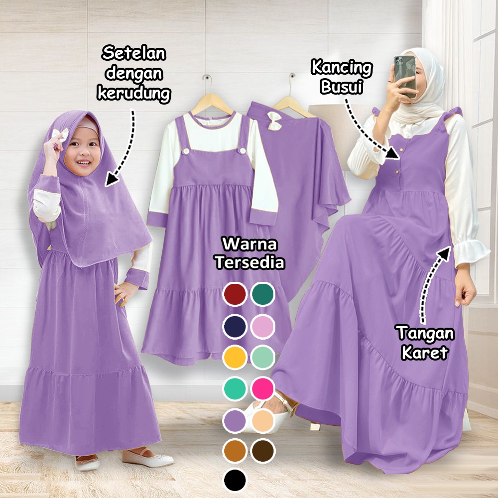 Baju Gamis Jumbo Wanita - Dress Muslim - Gamis Dewasa - Jolly Maxy & Talita Maxy Gabungan - Clozeta