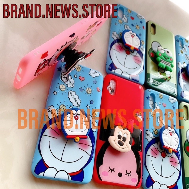 OPPO A53 A33 F9 F9 PRO F15 RENO 3 A91 RENO 2F/2Z RENO 4 K5/SOFT CASE KARTUN/KARAKTER + POP SOCKET