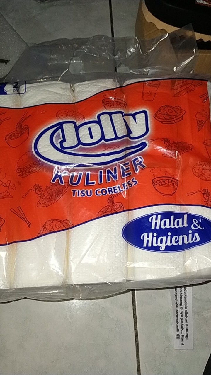 Jolly Kuliner Coreless Tissue Embossed [10 Roll]