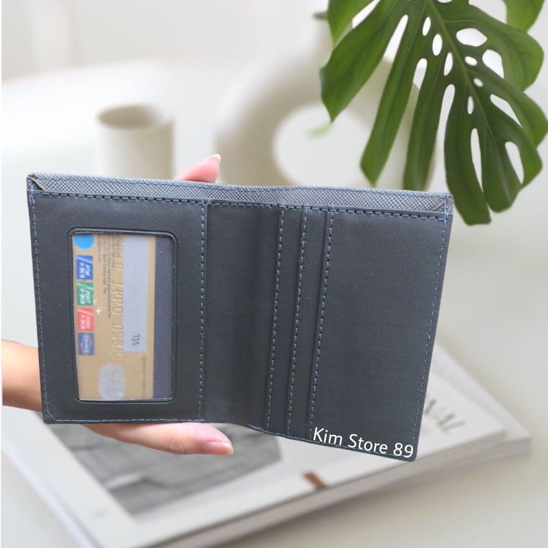 Dompet Kartu Card Holder Pria Wanita Mini Slim Simple Murah Meriah