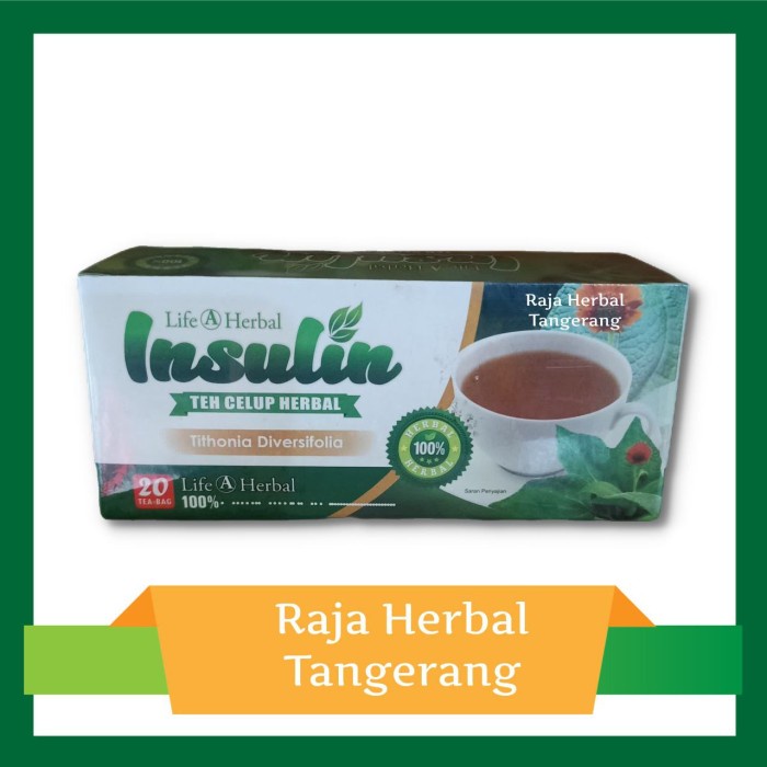 

Teh celup daun insulin Obat Herbal Diabetes 20 kantong