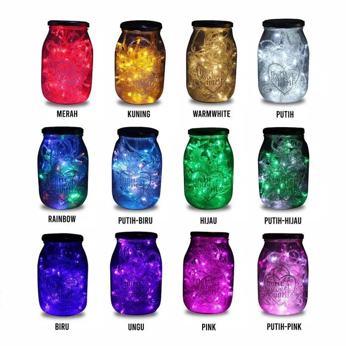 Lampu Tumblr lampu tidur lampu Natal 10 Meter