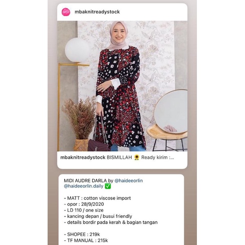 MIDI AUDRE DARLA LD 110 BY HAIDEE ORLIN