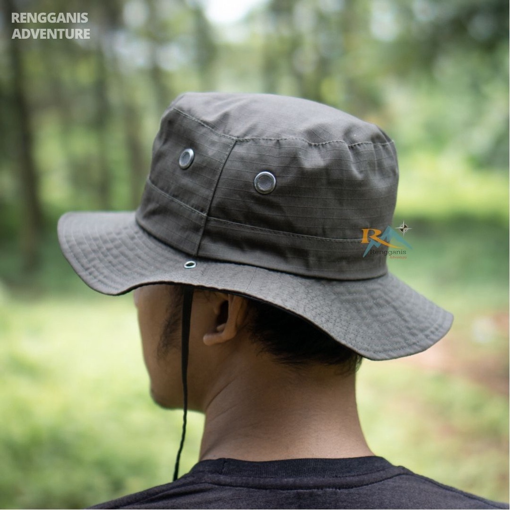 TOPI RIMBA CO TREK X2 TOPI BOLAK BALIK TOPI LAPANGAN MEMANCING OUTDOOR GUNUNG LOKAL HIKING