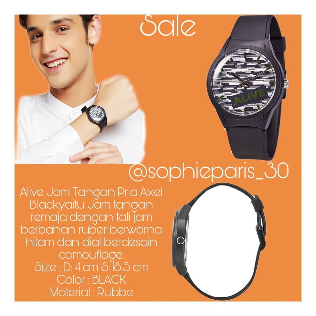 JAM TANGAN SOPHIE MARTIN AXEL JTX268B5 PRIA PARIS MURAH IMPORT ALIVE