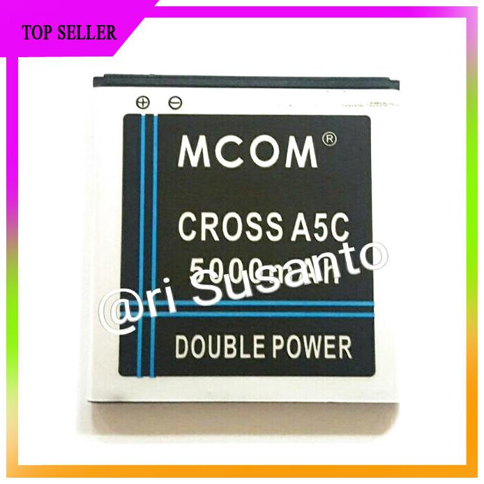 ACC HP BATERAI MCOM CROSS EVERCROSS A5C DOUBLE POWER 5000MAH